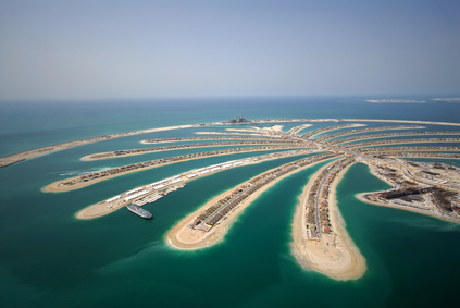 Development Of The Palm Jumeirah In Dubai